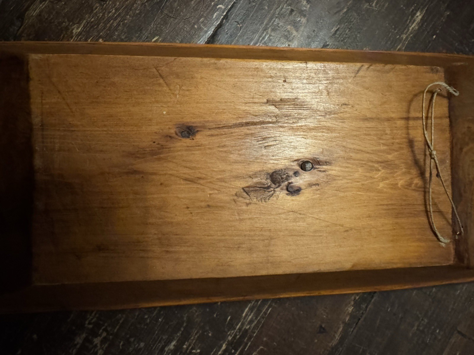 1800’s to Early 1900’s Yellow Cedar Tlingit “Bear” Feast - Grease Bowl - Alaska