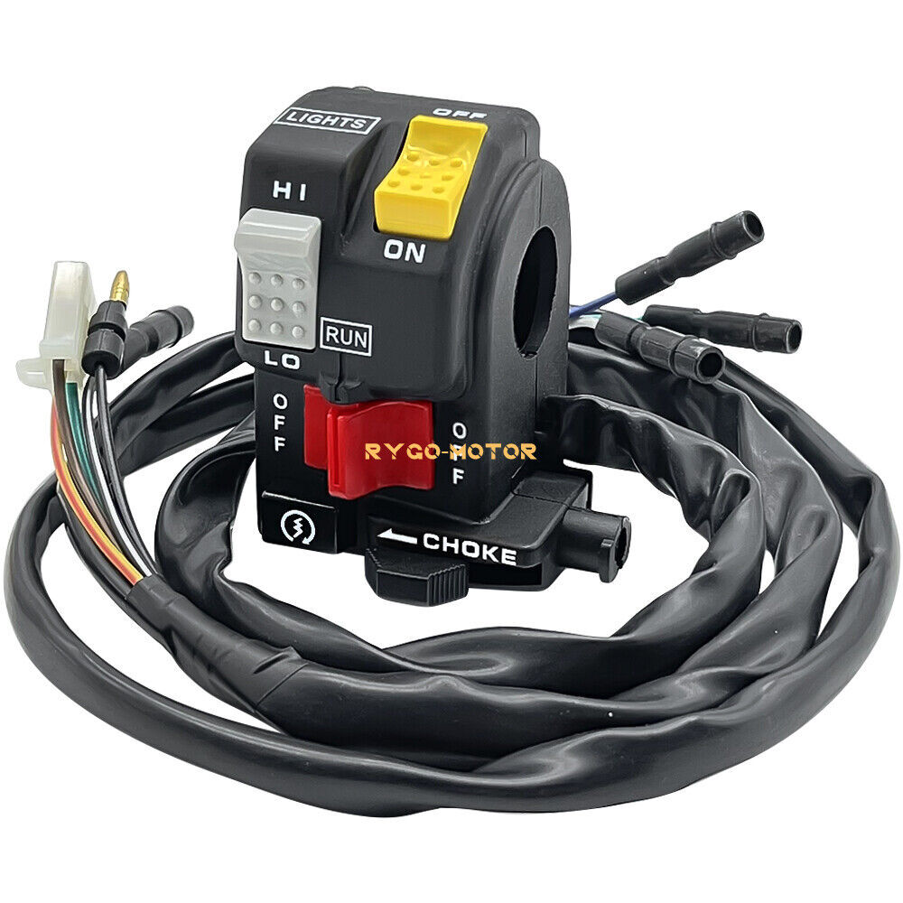 Handlebar Start/Stop/Choke/Kill Light Switch For Honda Fourtrax TRX300 TRX300FW