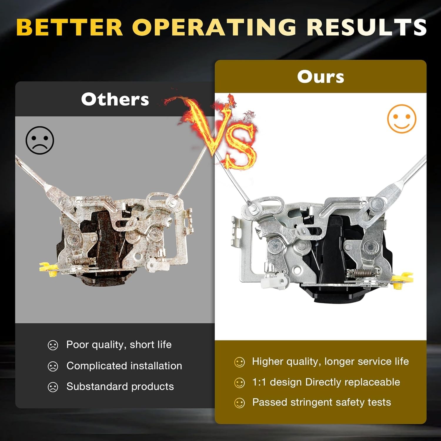 69310-04010 Front Right Door Lock Latch Actuator Compatible with Toyota Tacoma 1