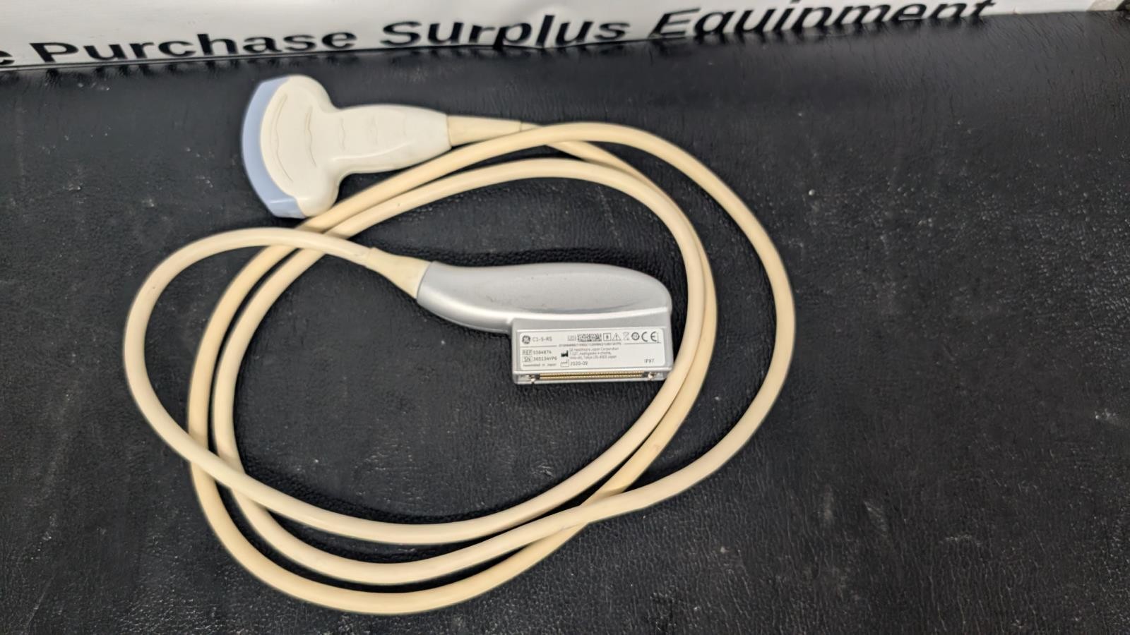 GE C1-5-RS Convex Ultrasound Transducer Probe