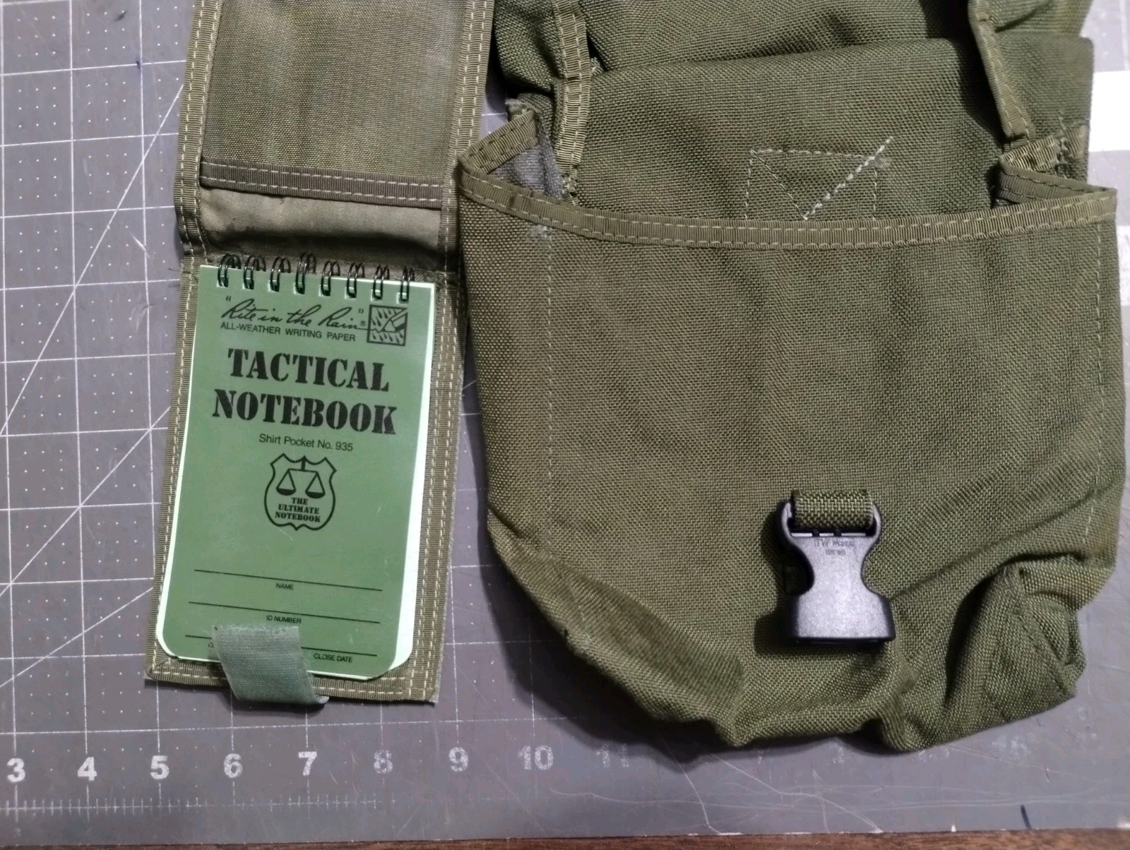 OD Green Used Pouch Lot, Tactical Tailor, Spec Ops, QM, Rigger Made?