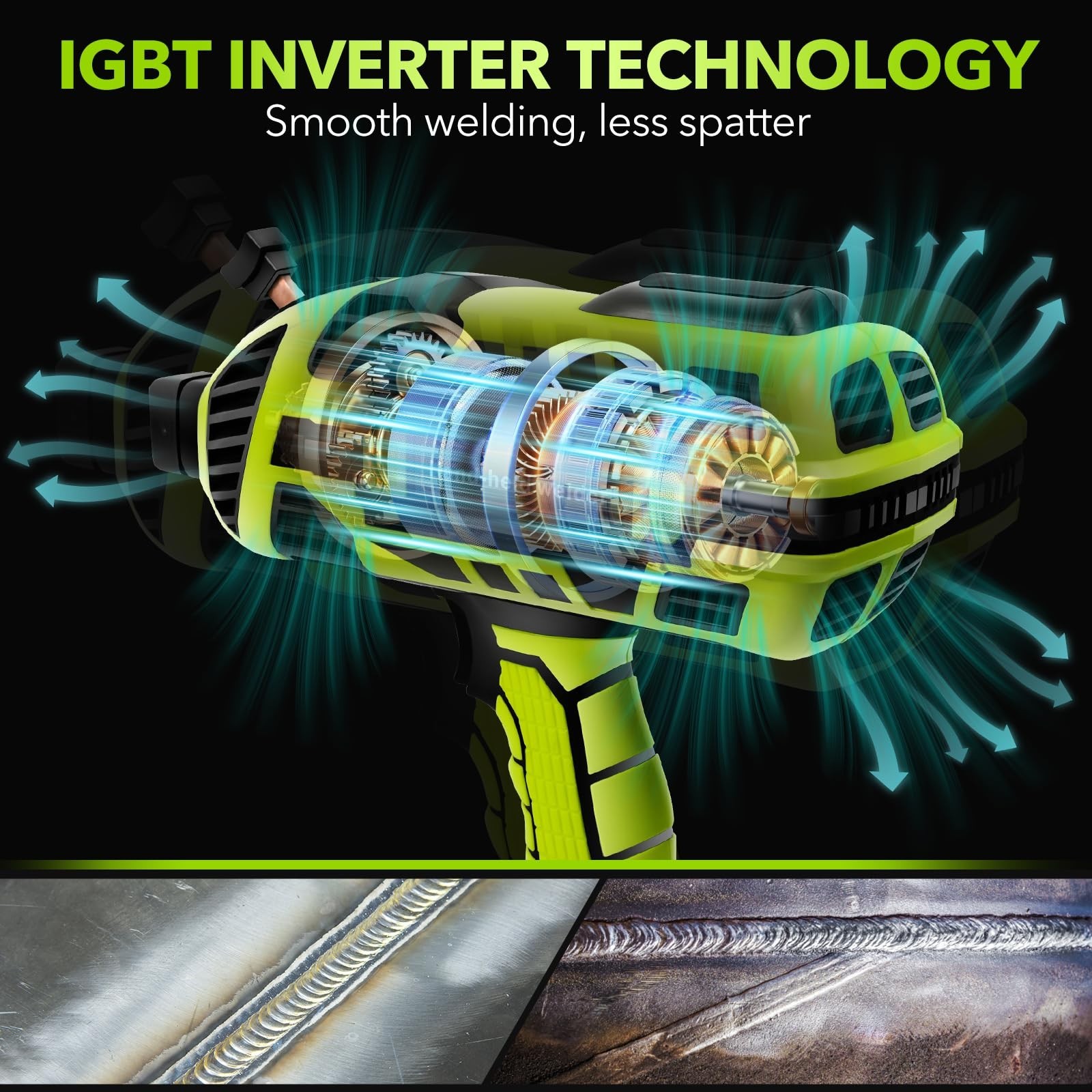 YesRight Electric ARC Welder Gun 110V, Stick Welding Kit with 30 Rods & Goggle