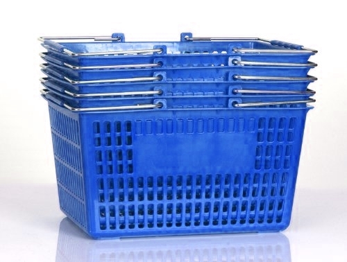 NEW Shopping Basket Set set of 5 Blue