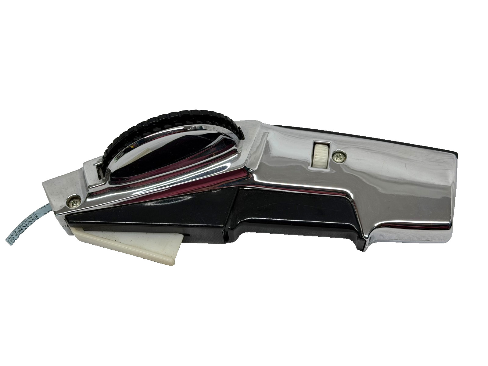 Vintage DYMO 1550 Handheld Label Maker Chrome/Black Extra Tape Tested!!