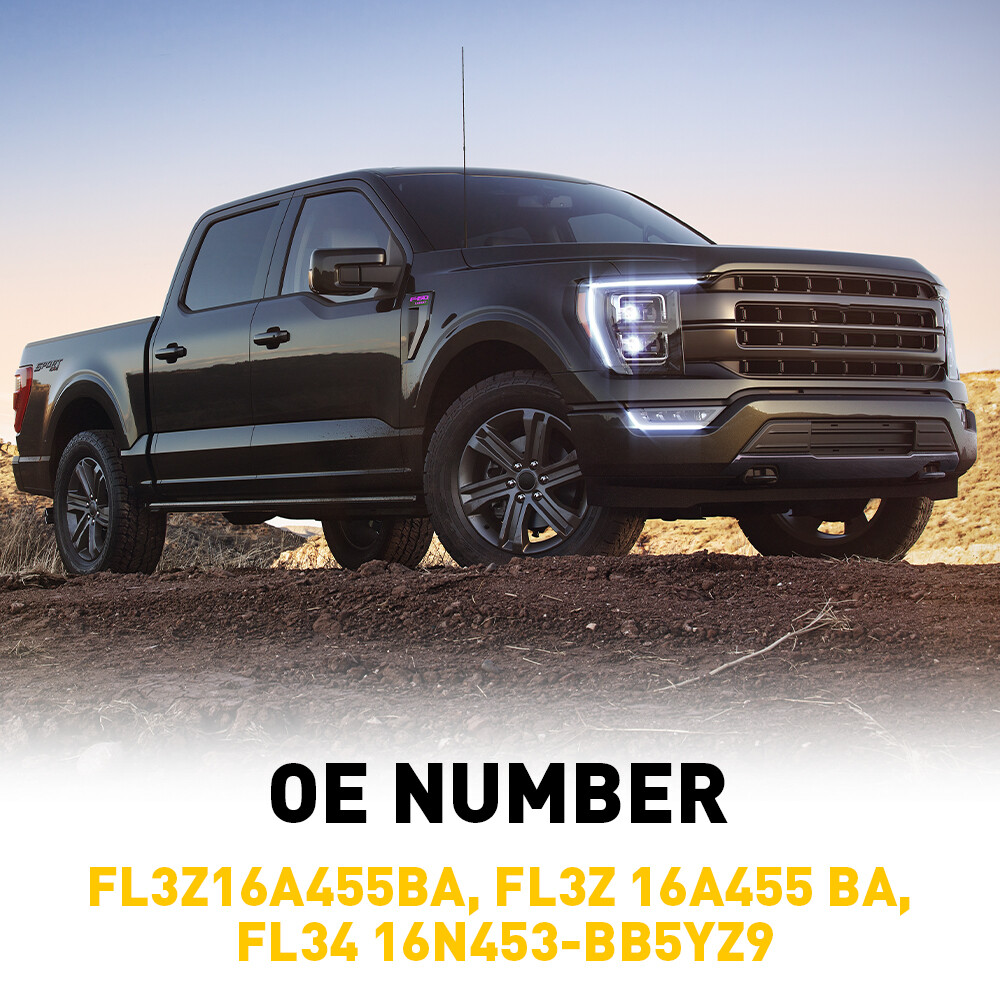 For 2015-2022 Ford F150 running board REAR cap end RIGHT Passenger side step New