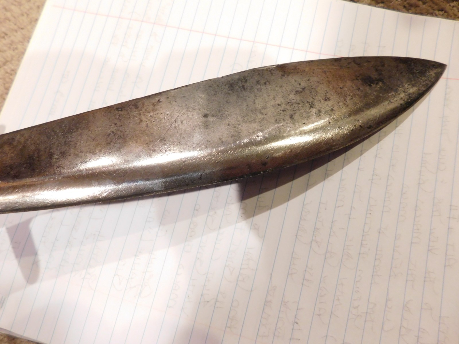 WWI U.S. Army Bolo Knife M-1910 Marked SA Springfield Armory US 1913