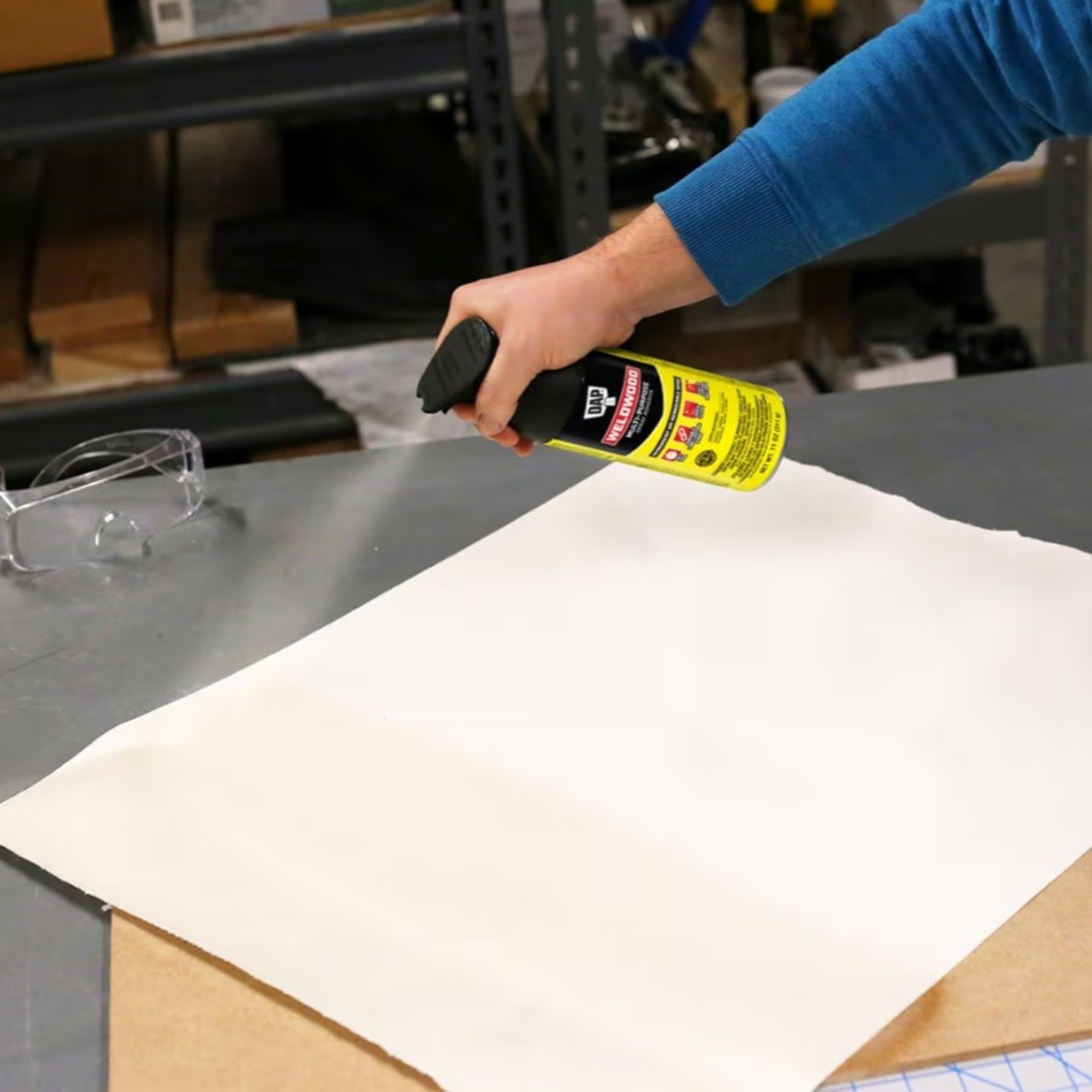 DAP Weldwood Spray Adhesive 11oz 2 Pack Multi Purpose Foam Fabrics Wood Plastics