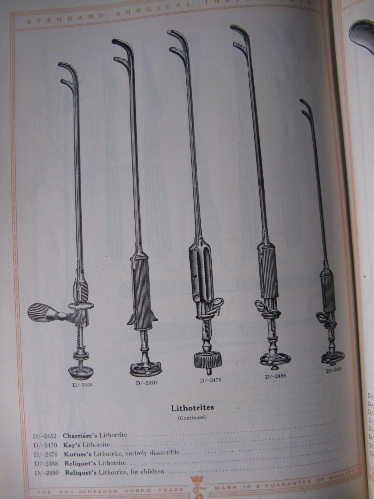 Reliquet's Lithotrite, Urology, Collin