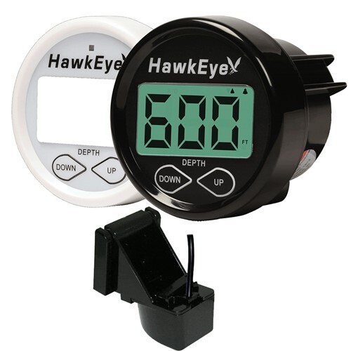 HawkEye Depthtrax In-Dash Digital Depth Gauge - Transom Mount DT2B-TM