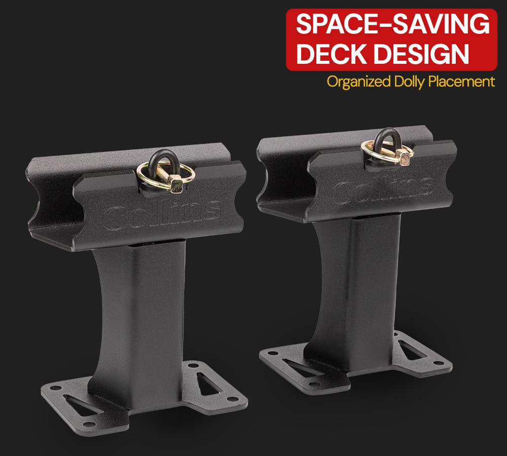 Short Standing 6" Dolly Mount for 5.70 Collins SLZ Tow Dolly - 1 Pair