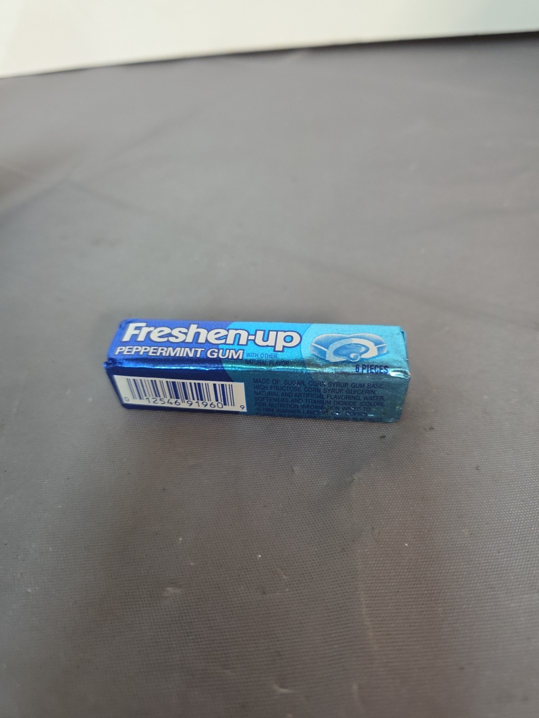 Vintage FRESHEN-UP PEPPERMINT GUM Unopened New Old Stock