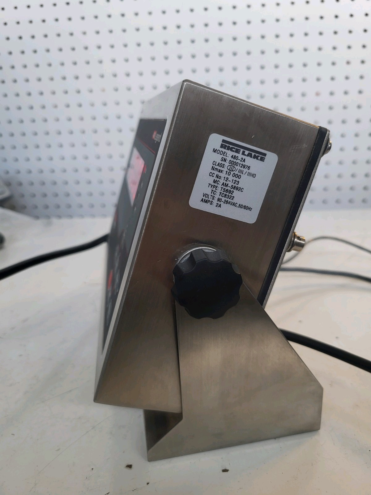 Rice Lake NTEP Legal-For-Trade 480/Analog Output Option IP66 SS weight indicator