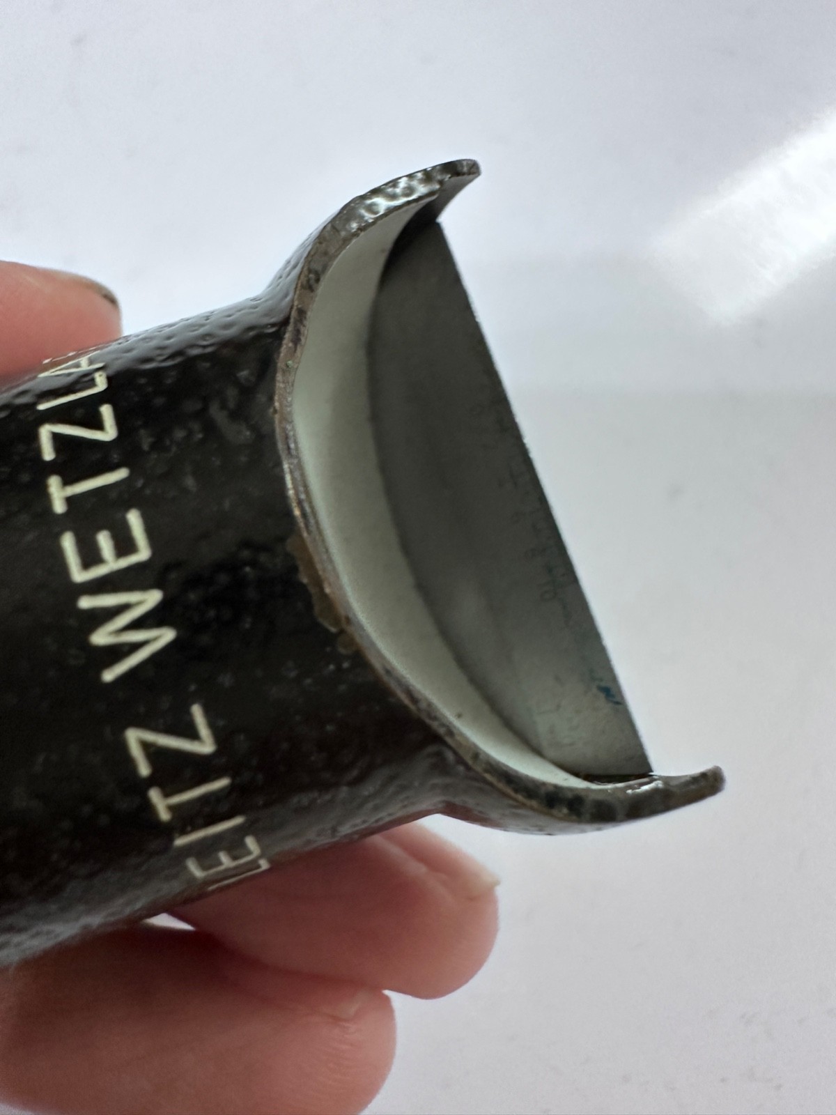 LEITZ WETZLAR Germany 8x Loupe Scale Measuring Magnifying Glass
