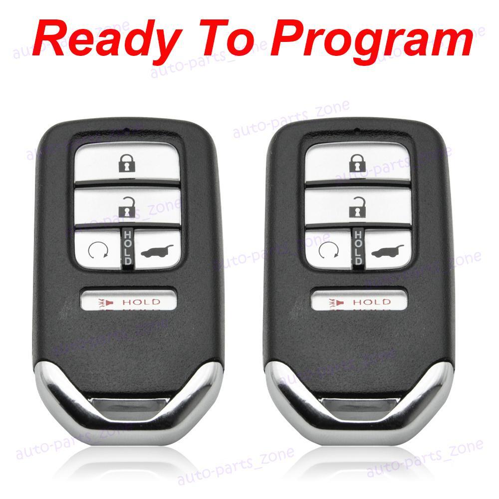 2x Remote Key Fob for Honda Civic CR-V 2017 2018 2019 2020 Pilot 2021 KR5V2X