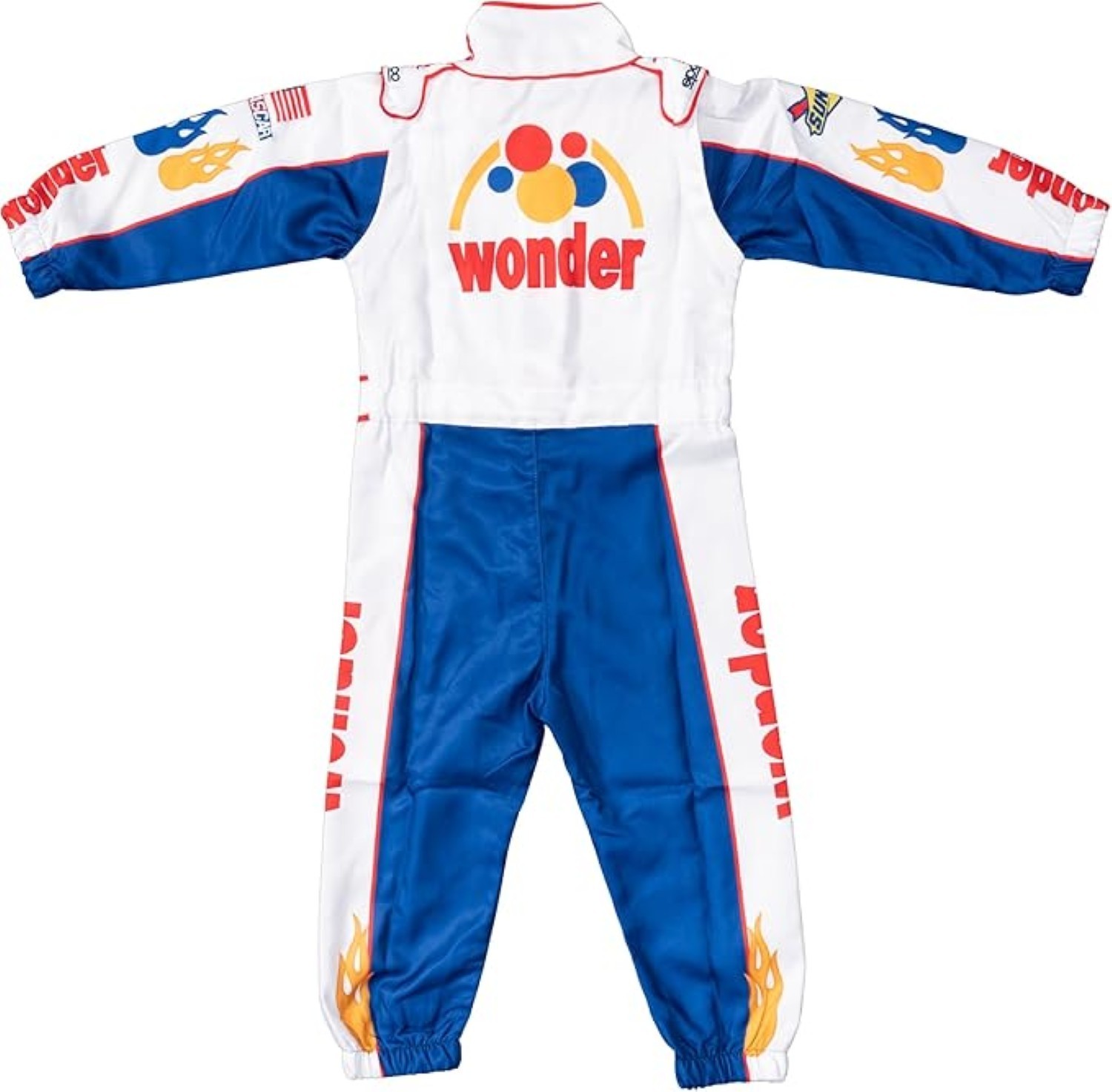 Ricky Bobby Movie Kids Toddler Halloween Cosplay Costume Set (Suit & Hat)