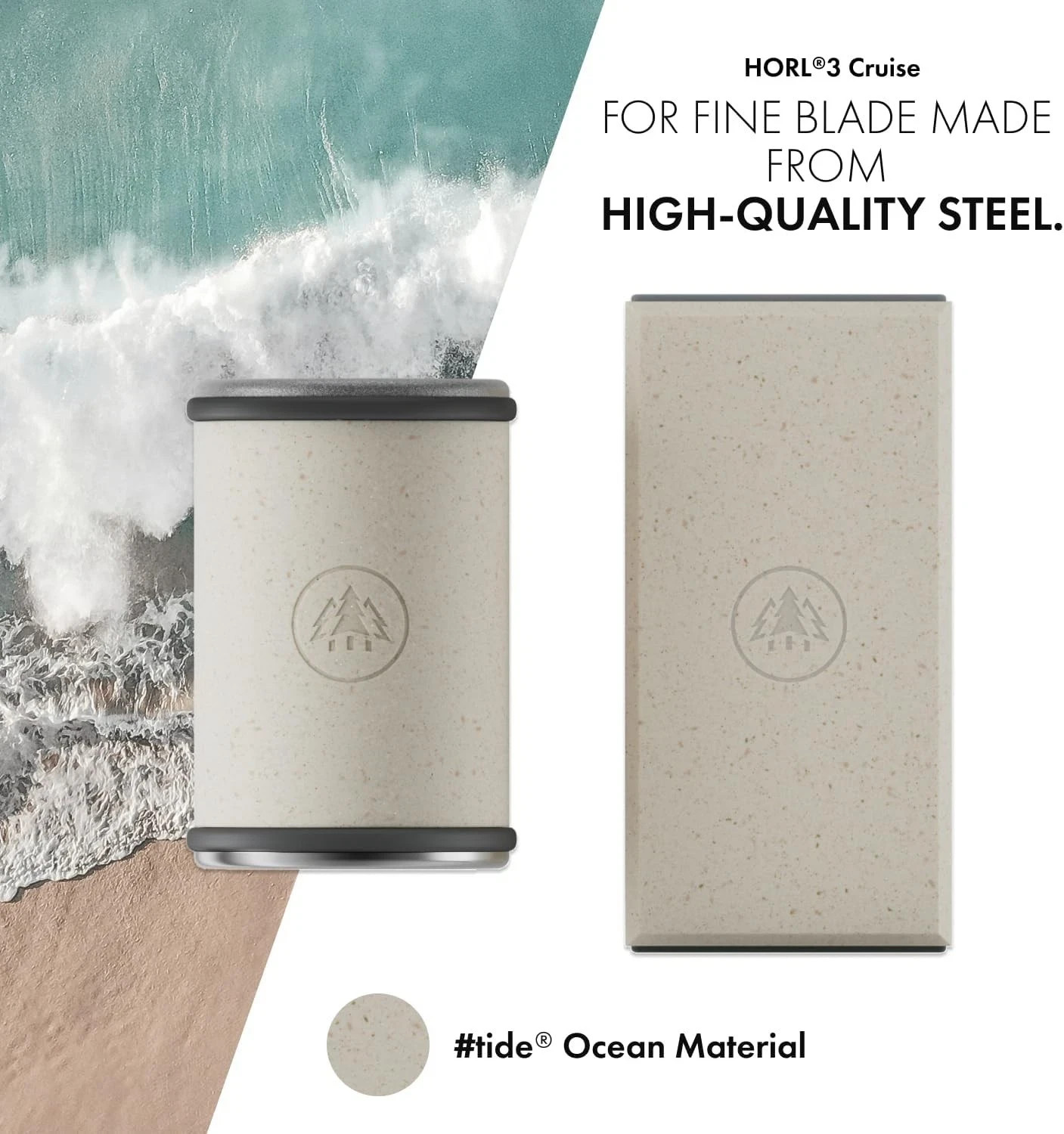 New HORL® 3 Cruise Rolling Knife Sharpener – Diamond & Steel Discs, Sand