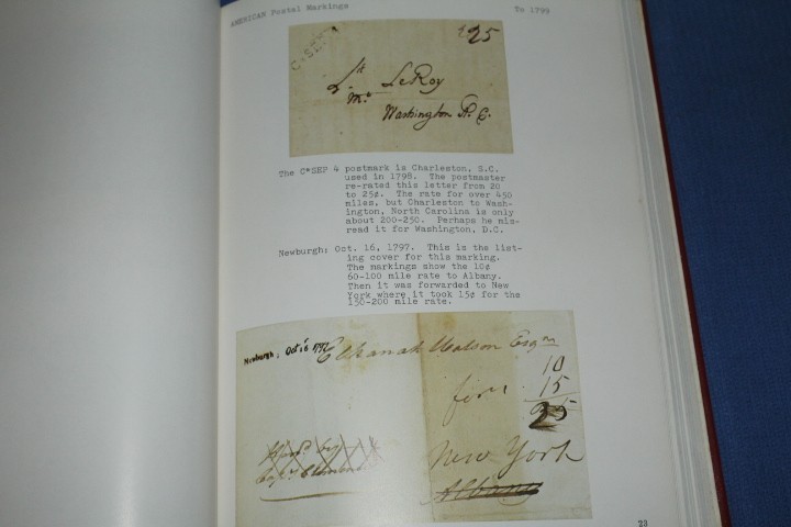 American Postal Markings Colonial Times to 1850's Lounsbery BlueLakeStamps