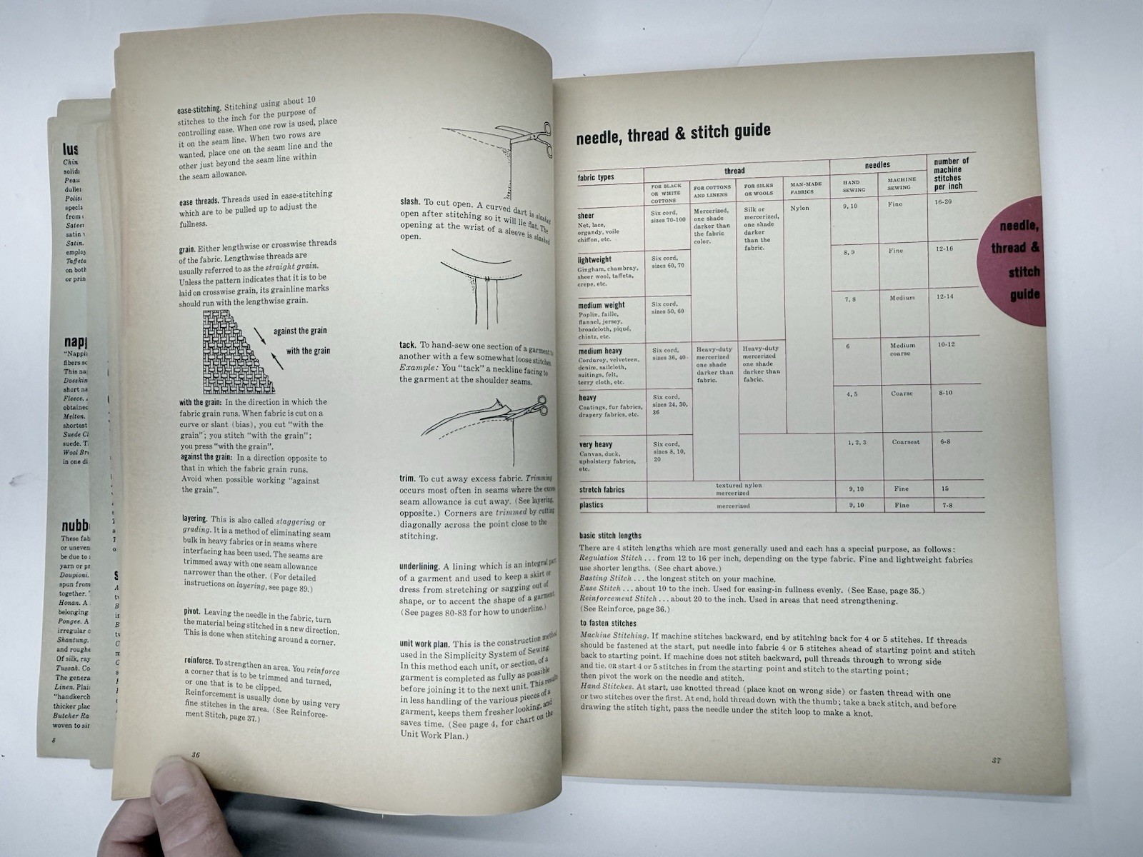 Vintage 1965 MCM Simplicity Sewing Book Blouse Jumper Dress Pants Softcover