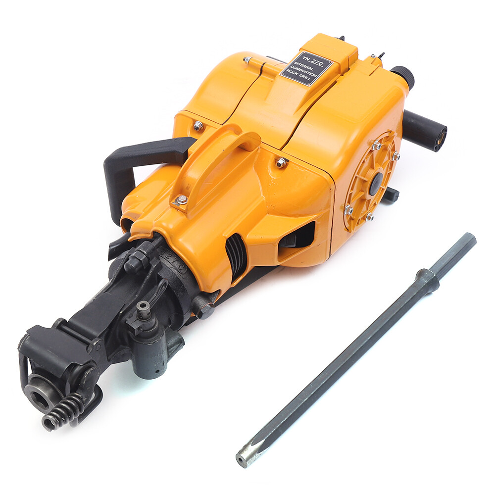 Gas Rock Breaker Hammer Gasoline Rock Drill Handheld Tool
