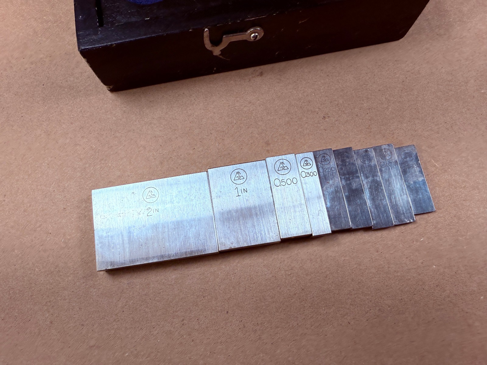 Vintage - ULTRA CHEX Gage Block Set Geo SCHERR .0625" - 2" in Case