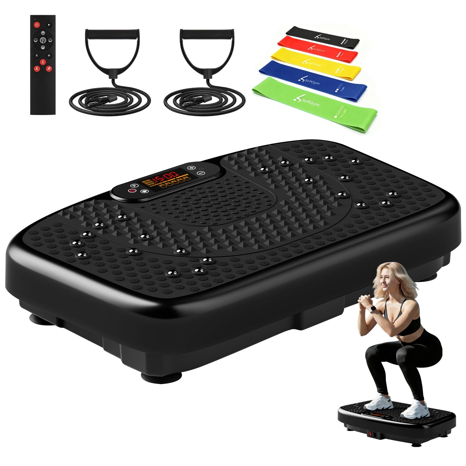 Vibration Plate Exercise Machine for Lymphatic Drainage,Power Vibrate Stand S...