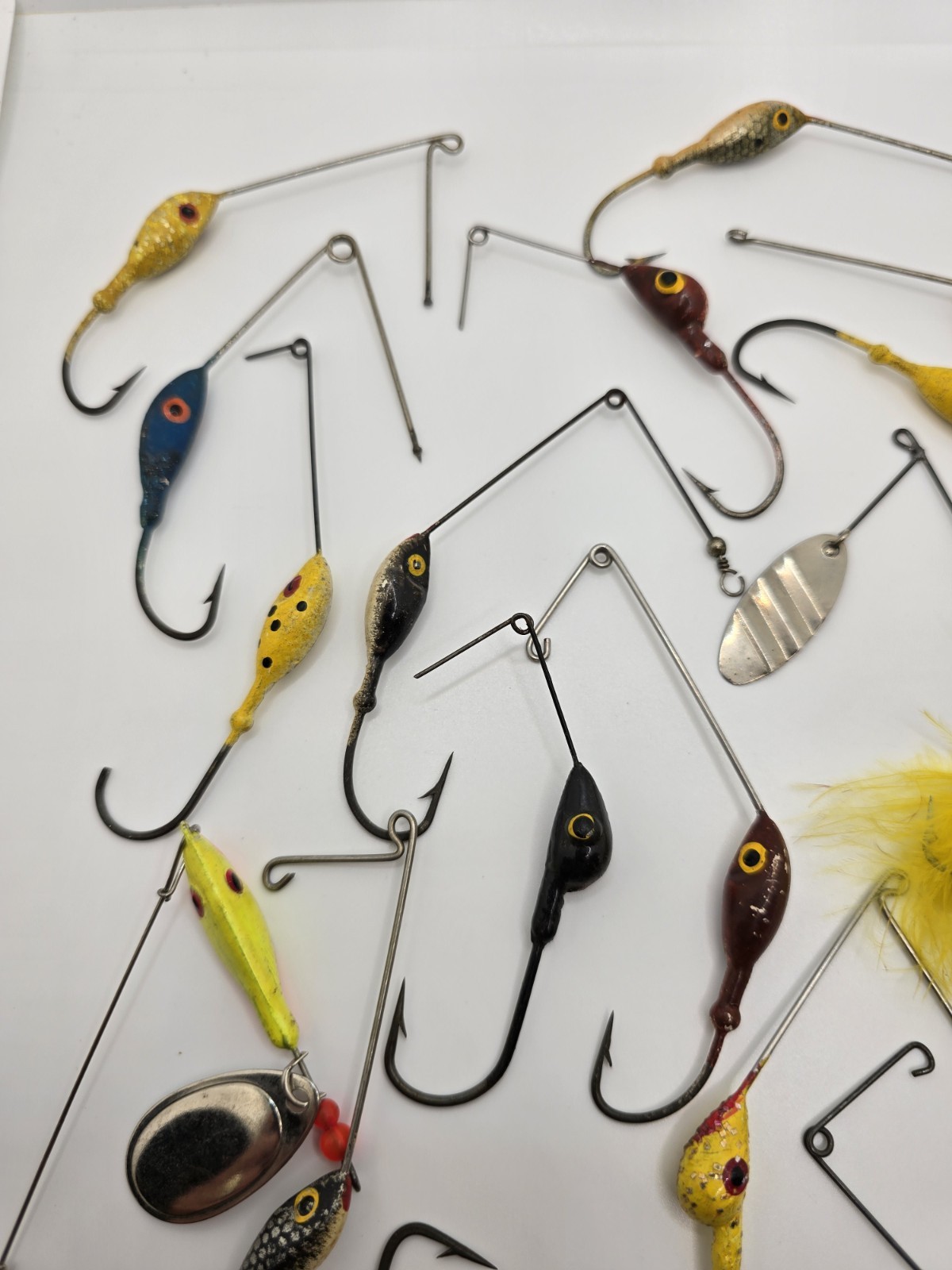 Vintage Lot of Spinnerbait Parts for Bass Fishing Lures, No Blades or Skirts