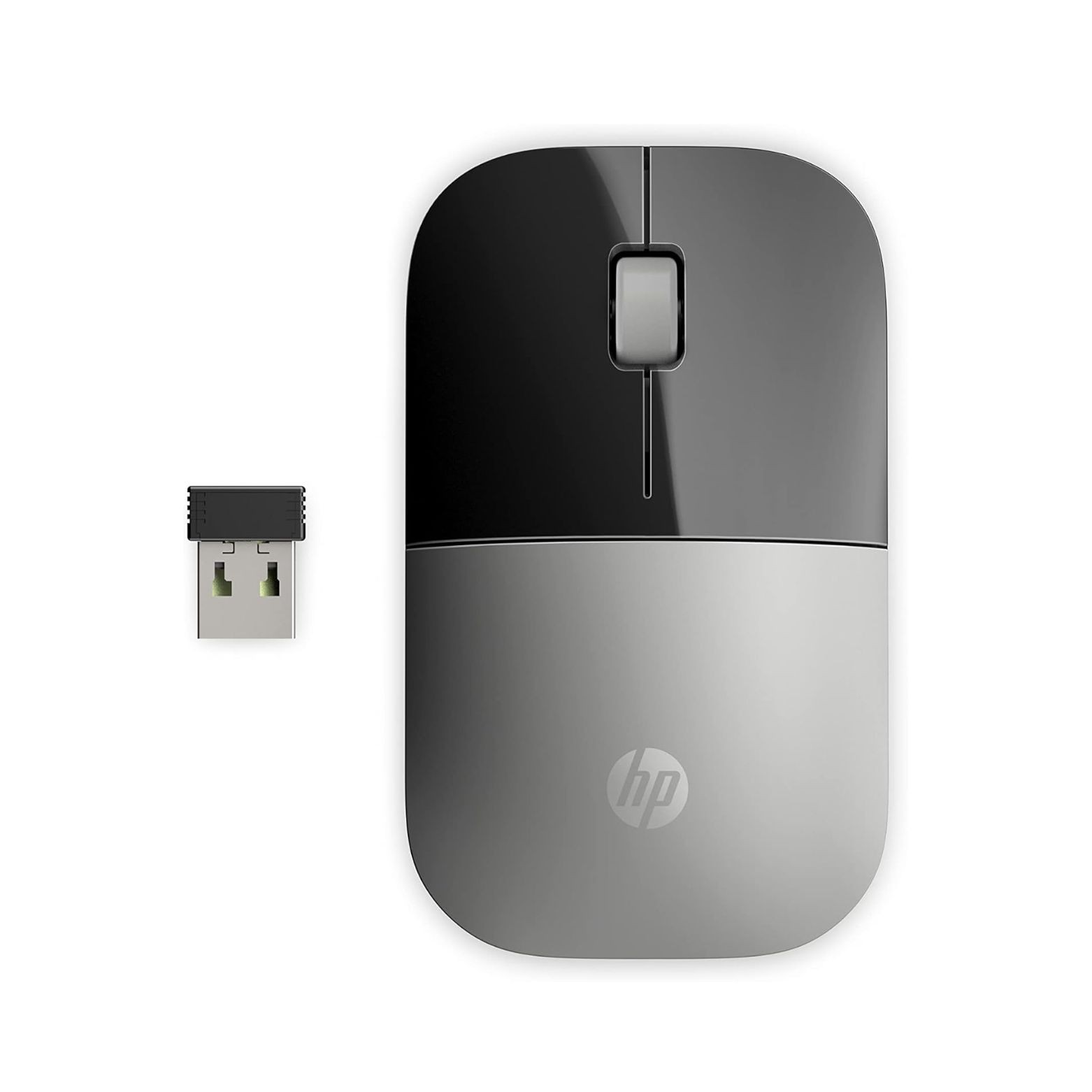 HP Z3700 Wireless Mouse 3 buttons 1600 dpi 2.4 GHz Normal Scroll Wheel, 1 x AA