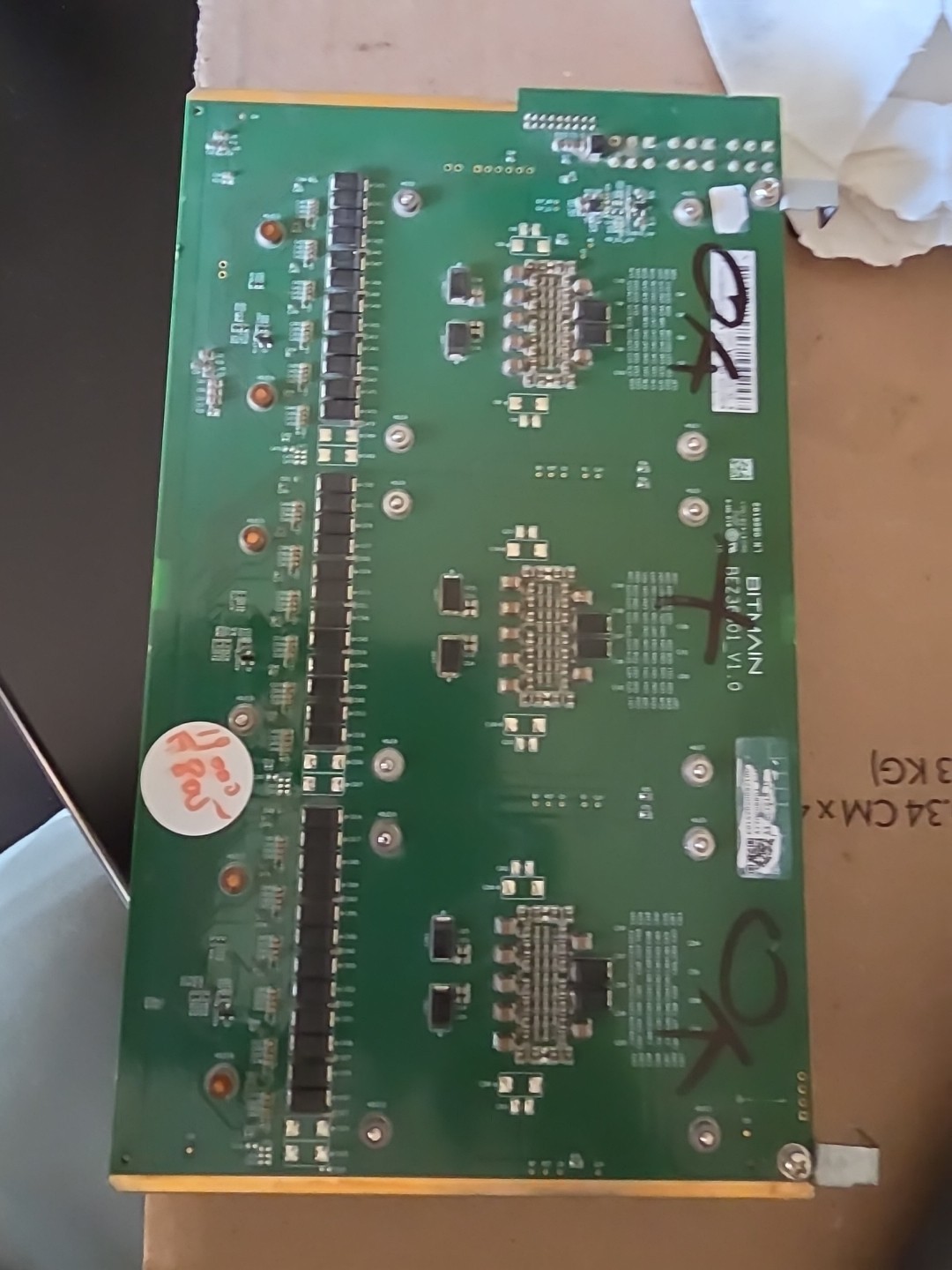 Bitmain z15 hashboard( Only Hashing 19k