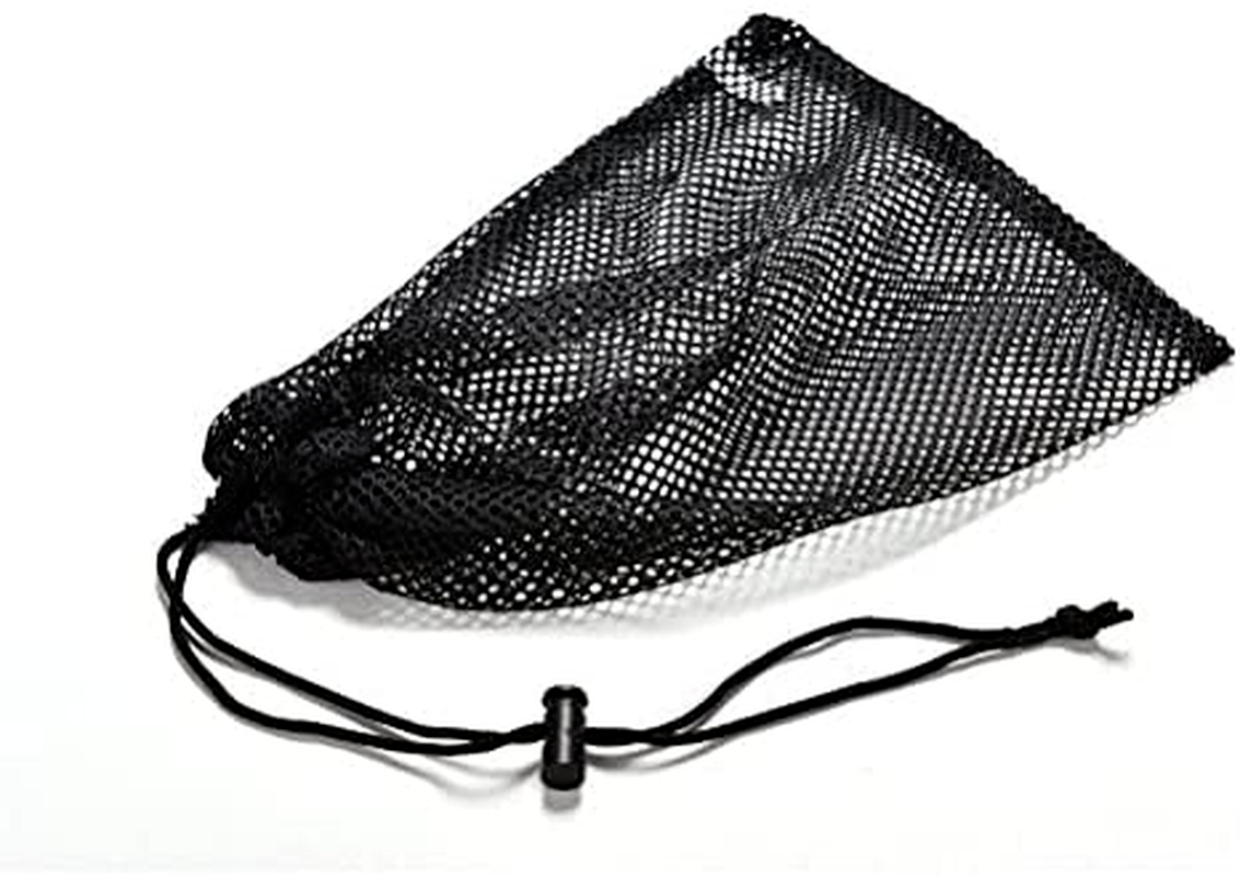 Mesh Drawstring Bags (5 BAGS) Camping, Collectibles, black Nylon Mesh 8"X14" bag