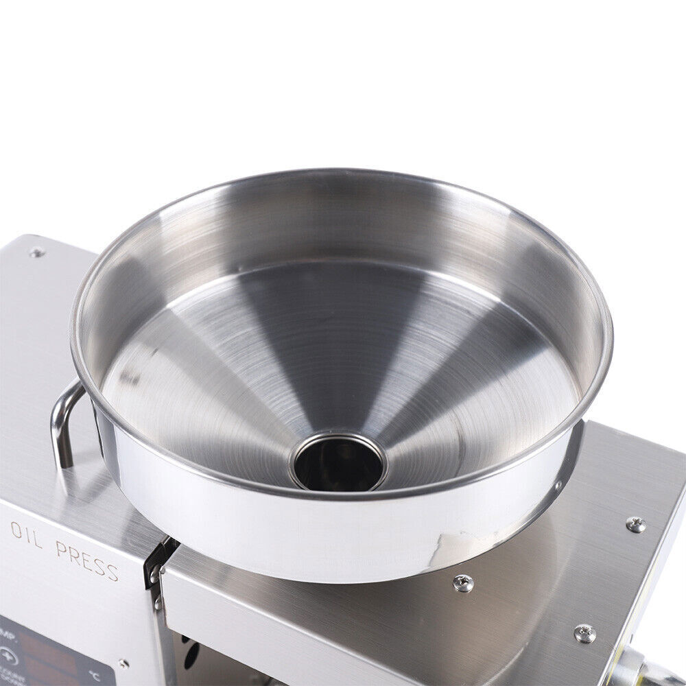 Oil Press Machine Automatic Oil Extractor Hot Cold Oil Presser Stainless Steel