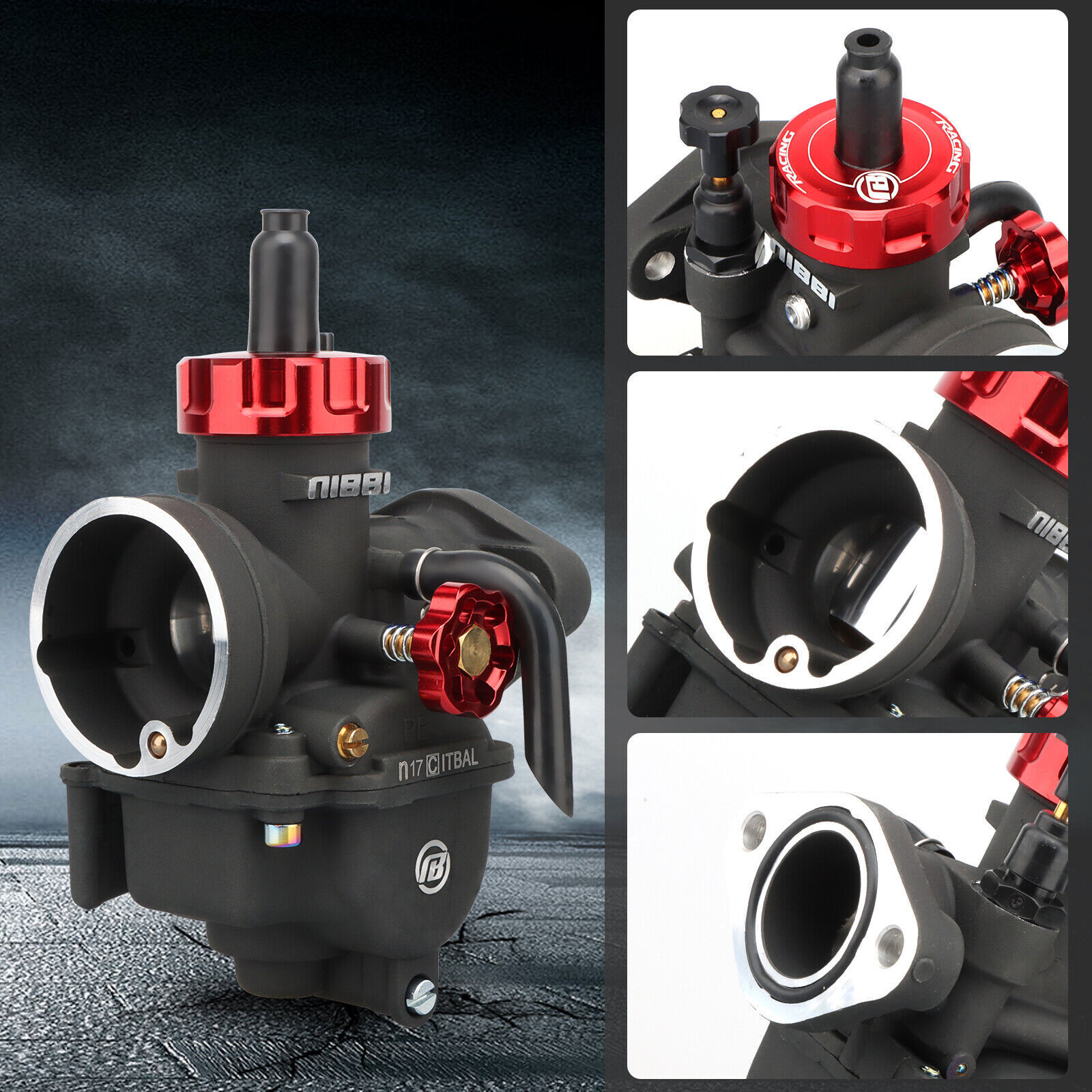 NIBBI PE17 Carburetor Air Filter Kit For Honda XR80R 1985-2003 CRF80F 2004-2012