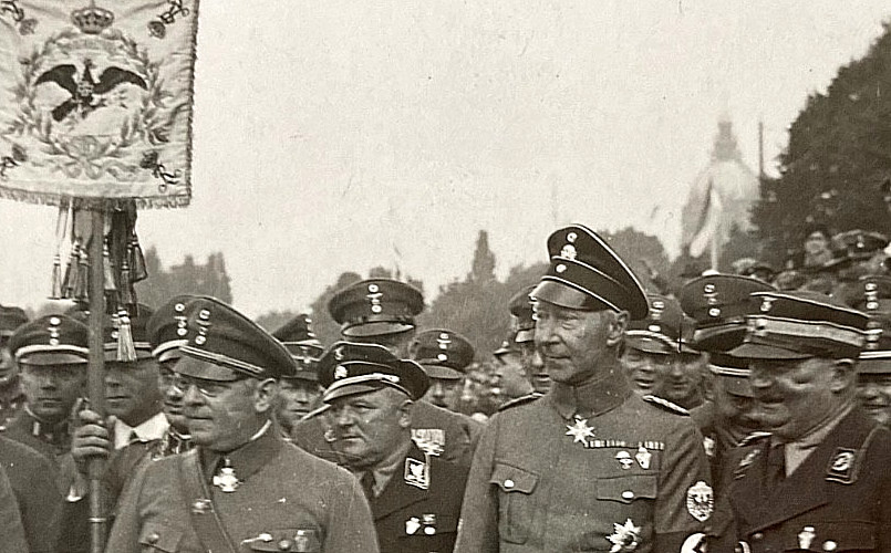 PRE-WW2 GERMAN RALLY IN GERA , GERMANY OCT. 1933 PHOTO POSTCARD RPPC