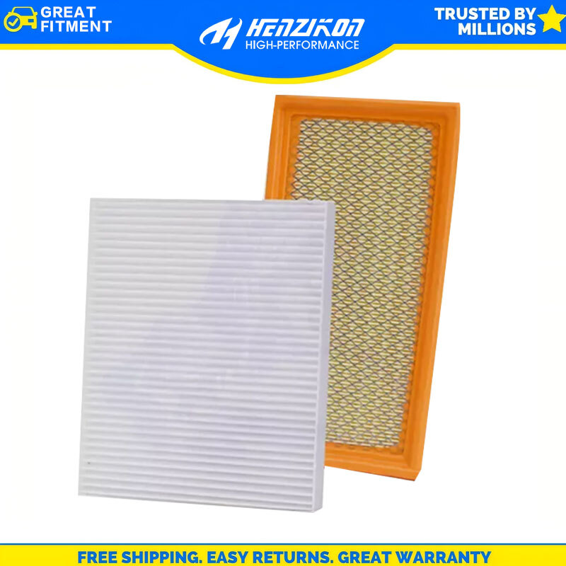 Premium Combo Set Engine Cabin Air Filter for EXPLORER FLEX MKS MKT TAURUS POLIC