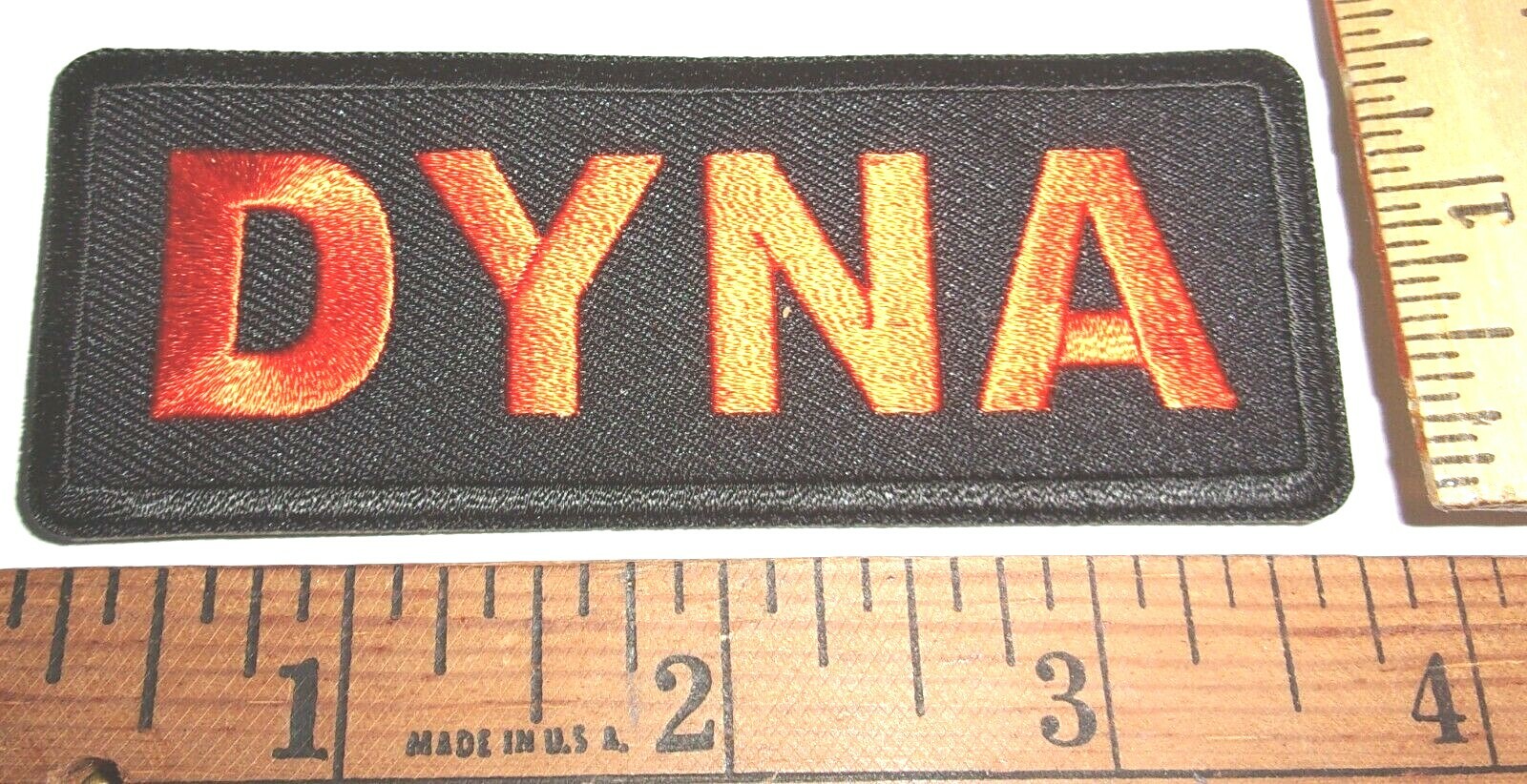 Harley Dyna patch collectible old "HD" emblem biker vest motorcycle memorabilia