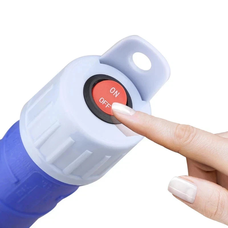 Battery Powered Electric Fuel Transfer Siphon Pump Gas Oil Water Liquid 2.2 GPM