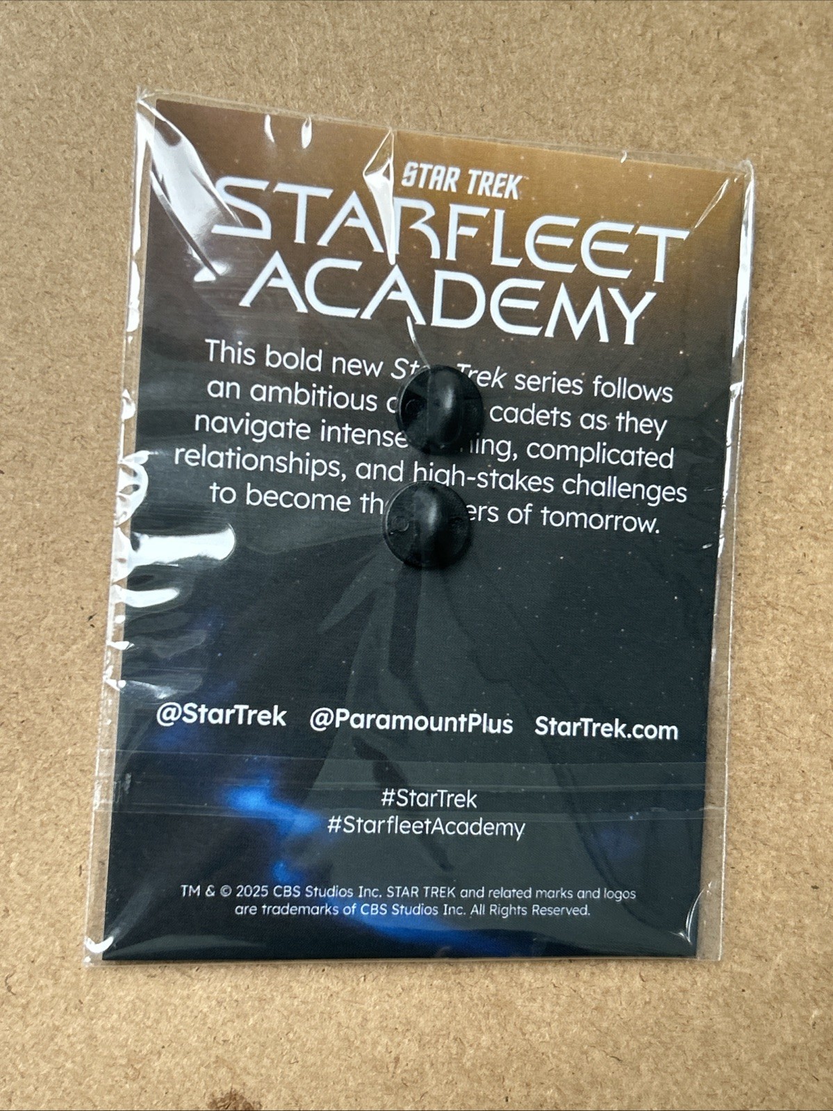 🔥2025 NYCC Star Trek Starfleet Academy TV Operations Pin - Mint