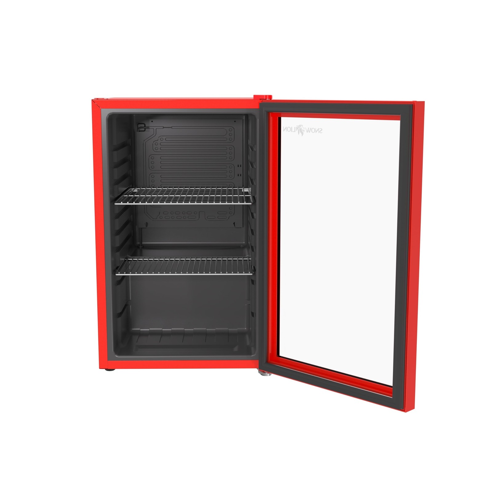 Premium Undercounter Glass Door Mini Fridge, 69L Compact Beverage Fridge with...