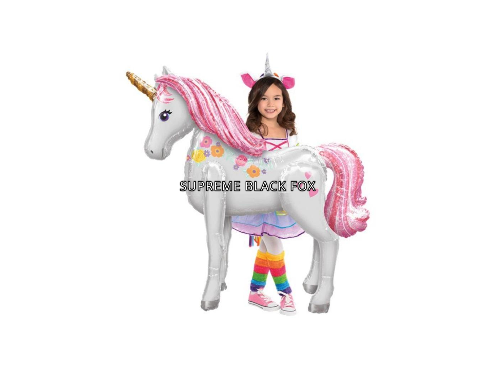 46" Tall Unicorn Airwalker Jumbo Giant Foil Balloon Birthday Wedding Party Decor