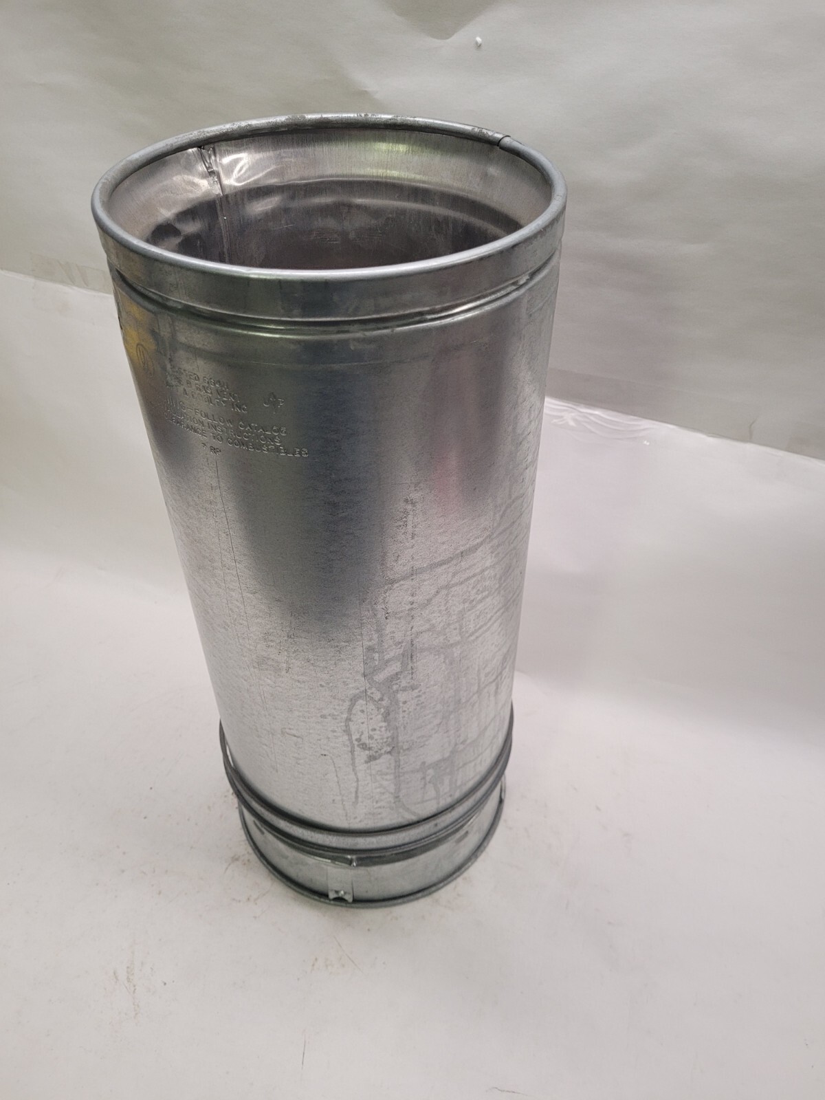 DuraVent 8" Inner Diameter Aluminum Type B Gas Vent Round Rigid Pipe 8GV18