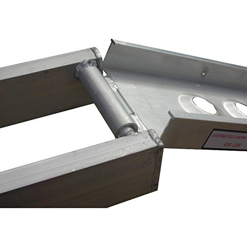 Double Motorcycle Dirt Bike Carrier 600lb Capacity Aluminum 75" Track Length Ea