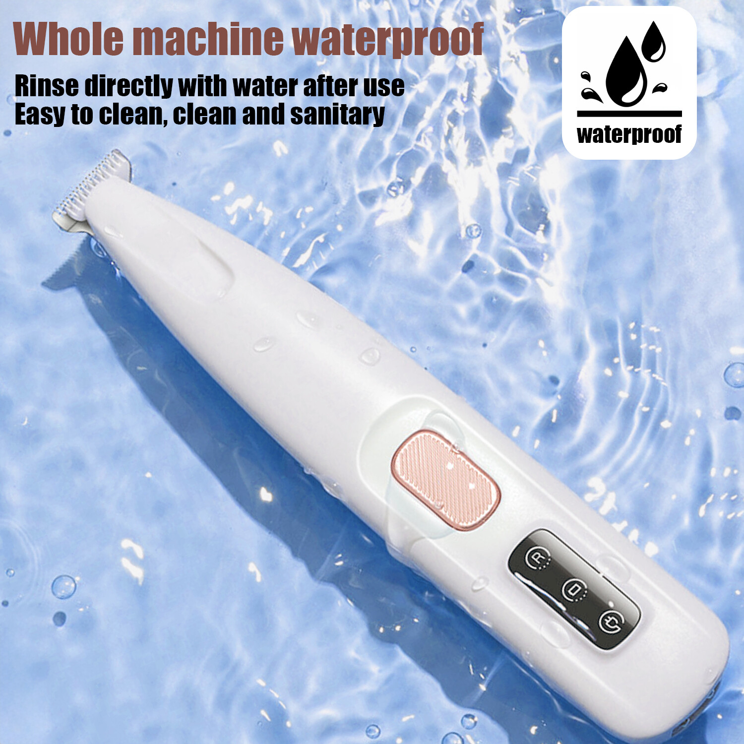 Dog Paw Fur Trimmer Low Noise Cordless Electric Pet Hair Clippers for Cat & Dogs