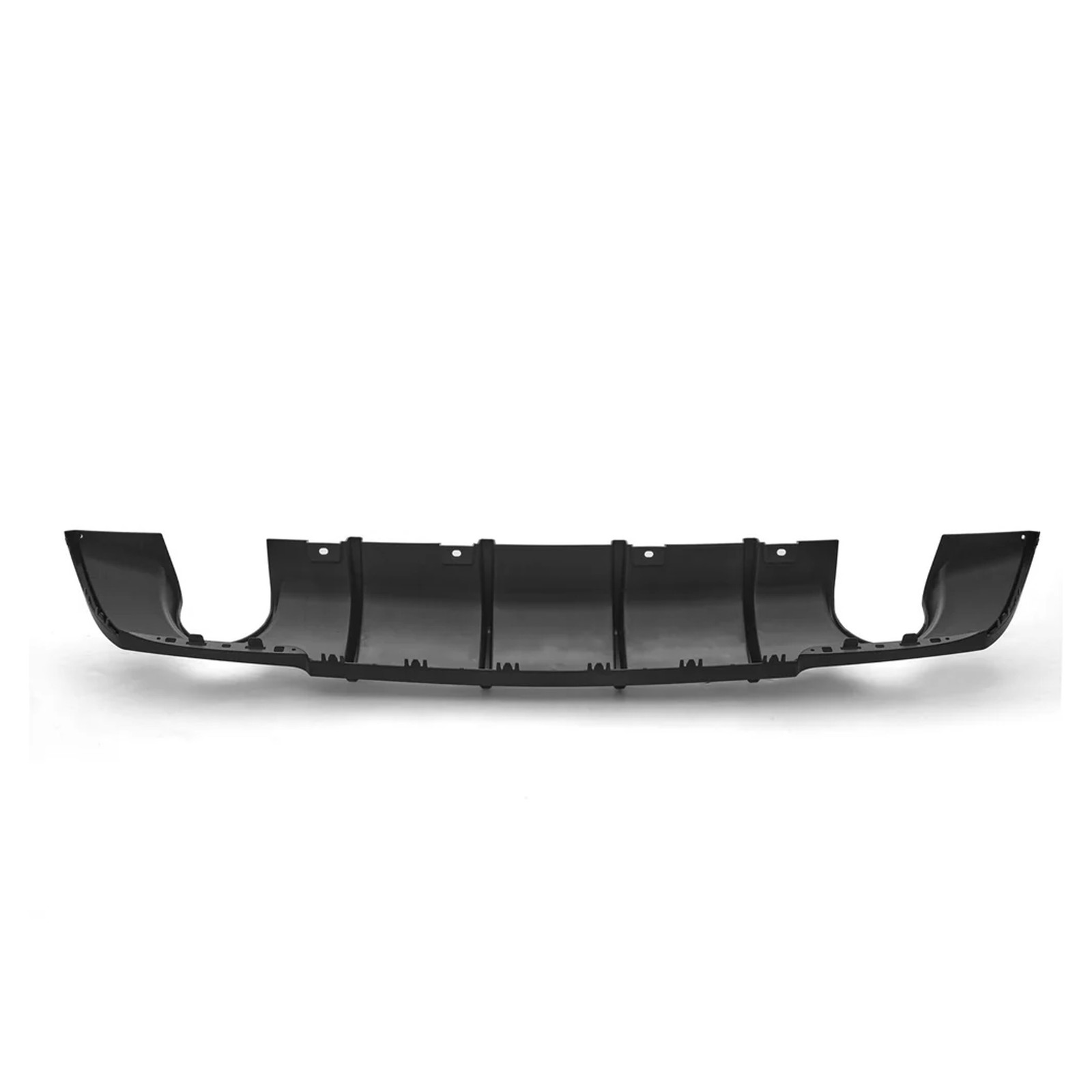 For 2015-2023 Chrysler 300 SRT Bumper Lip Gloss Black Dual Exhaust Rear Diffuser