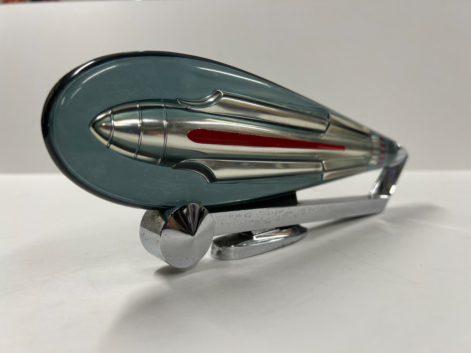 Aftermarket 1950’s Illuminated Rocket Ship Hood Ornament