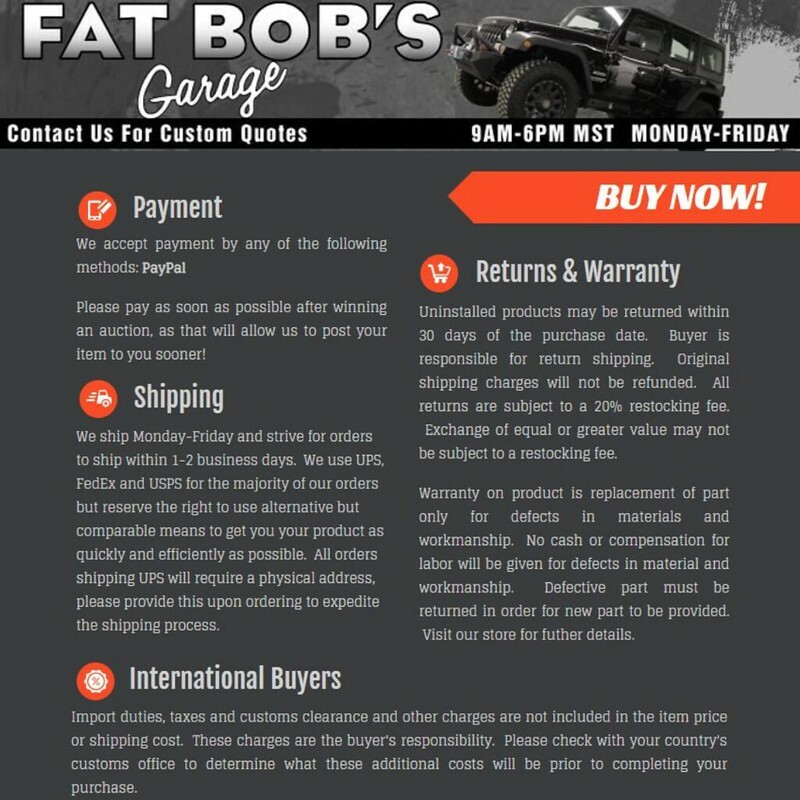 Rough Country Dual Steering Stabilizer for GM / Dodge / Ford 4wd Solid Axle