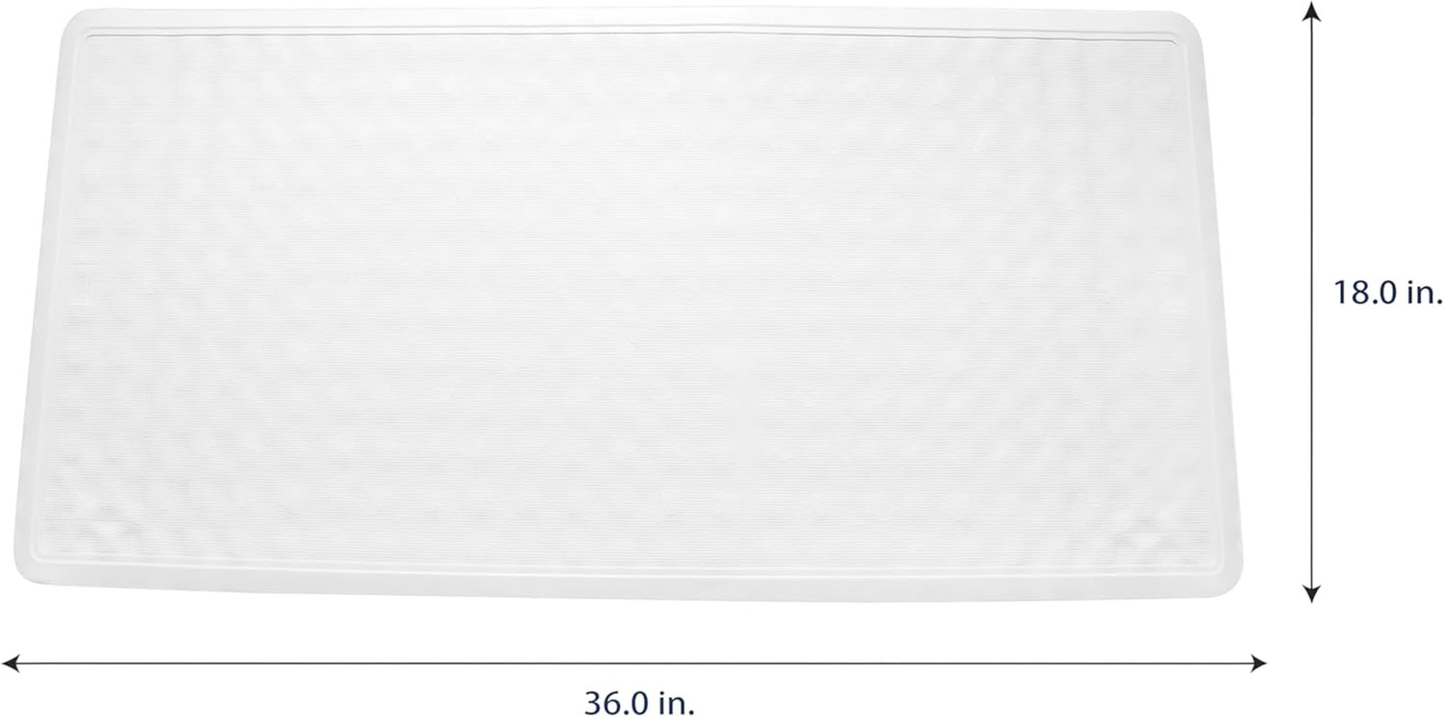 Rubbermaid Commercial Products 1982729 Safti-Grip Bath Mat 36 X 18 White NEW