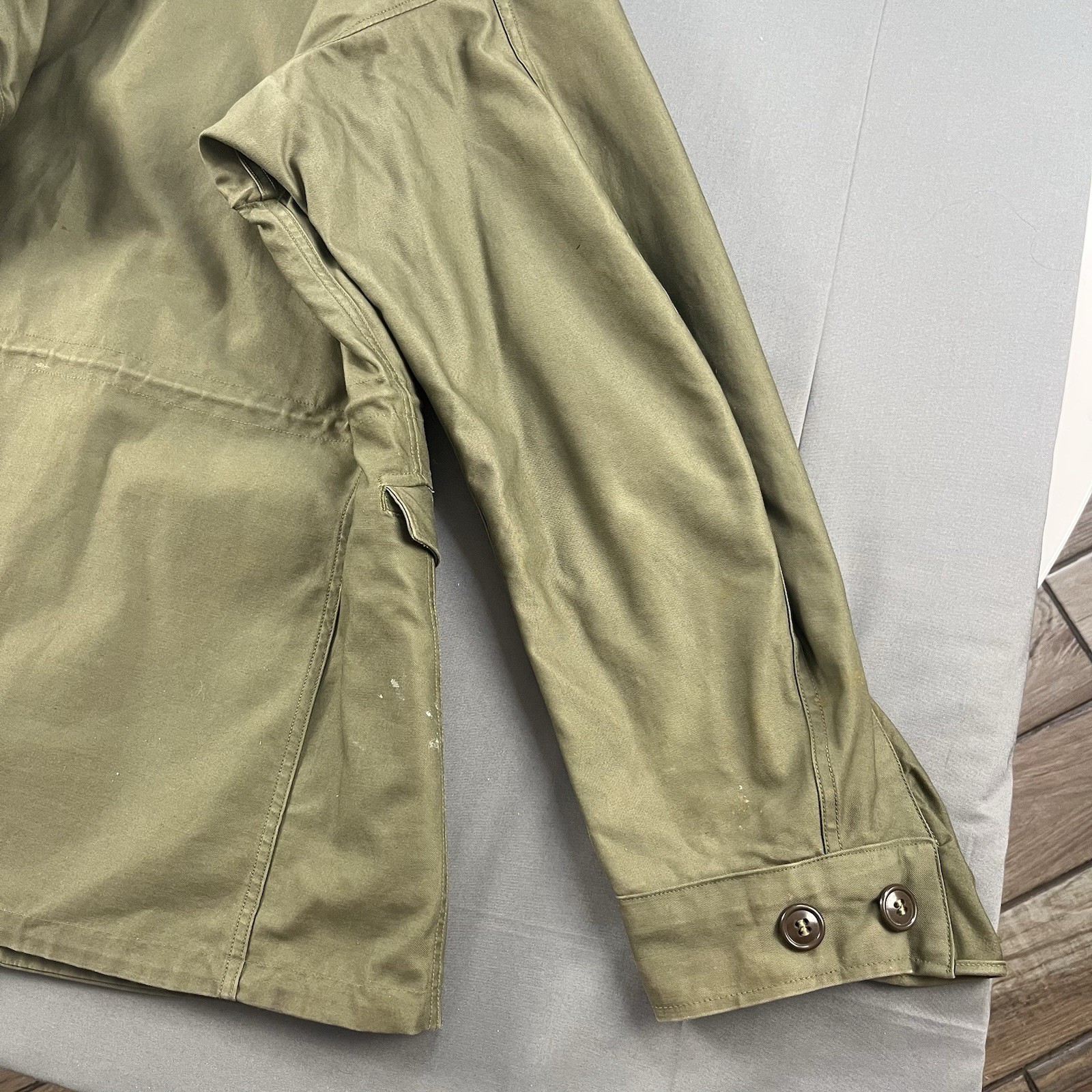 Vintage M43 Military Field Jacket WW2 40s US Army Parka Coat