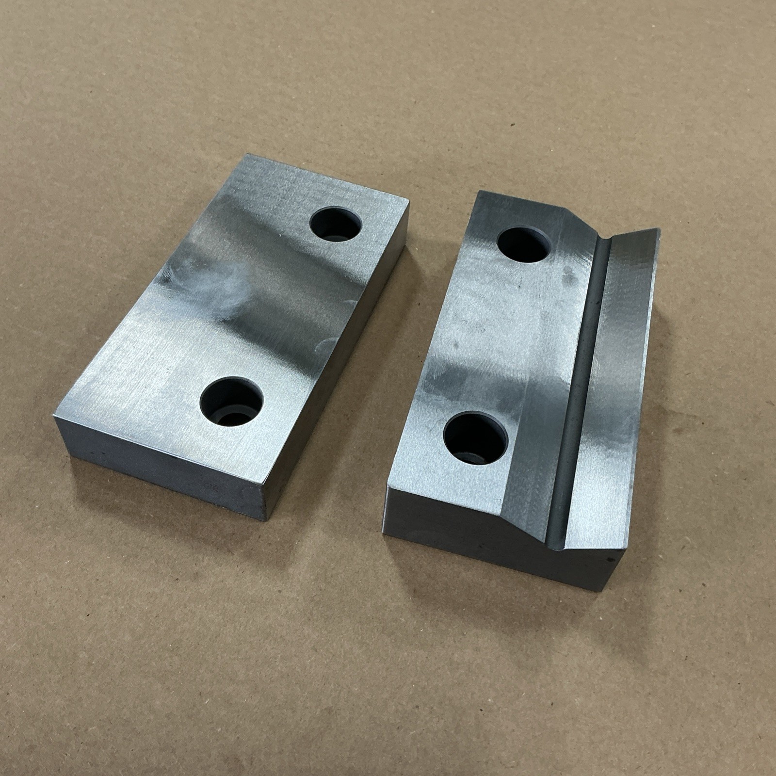 Tall 6” Horizontal V Jaw For Kurt Vises 4140 Heat Treated & Precision Ground USA