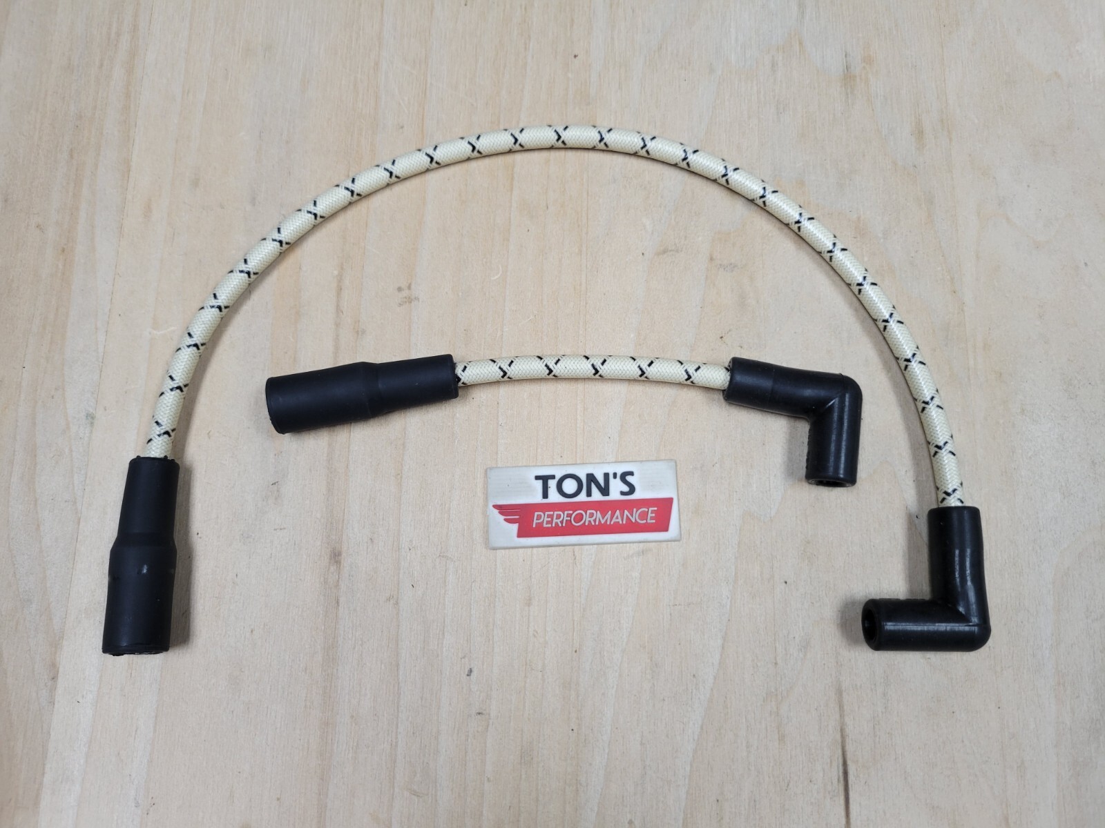 Harley Davidson Big Twin 99-17 FXD Dyna Softail Spark Plug Wires White Black