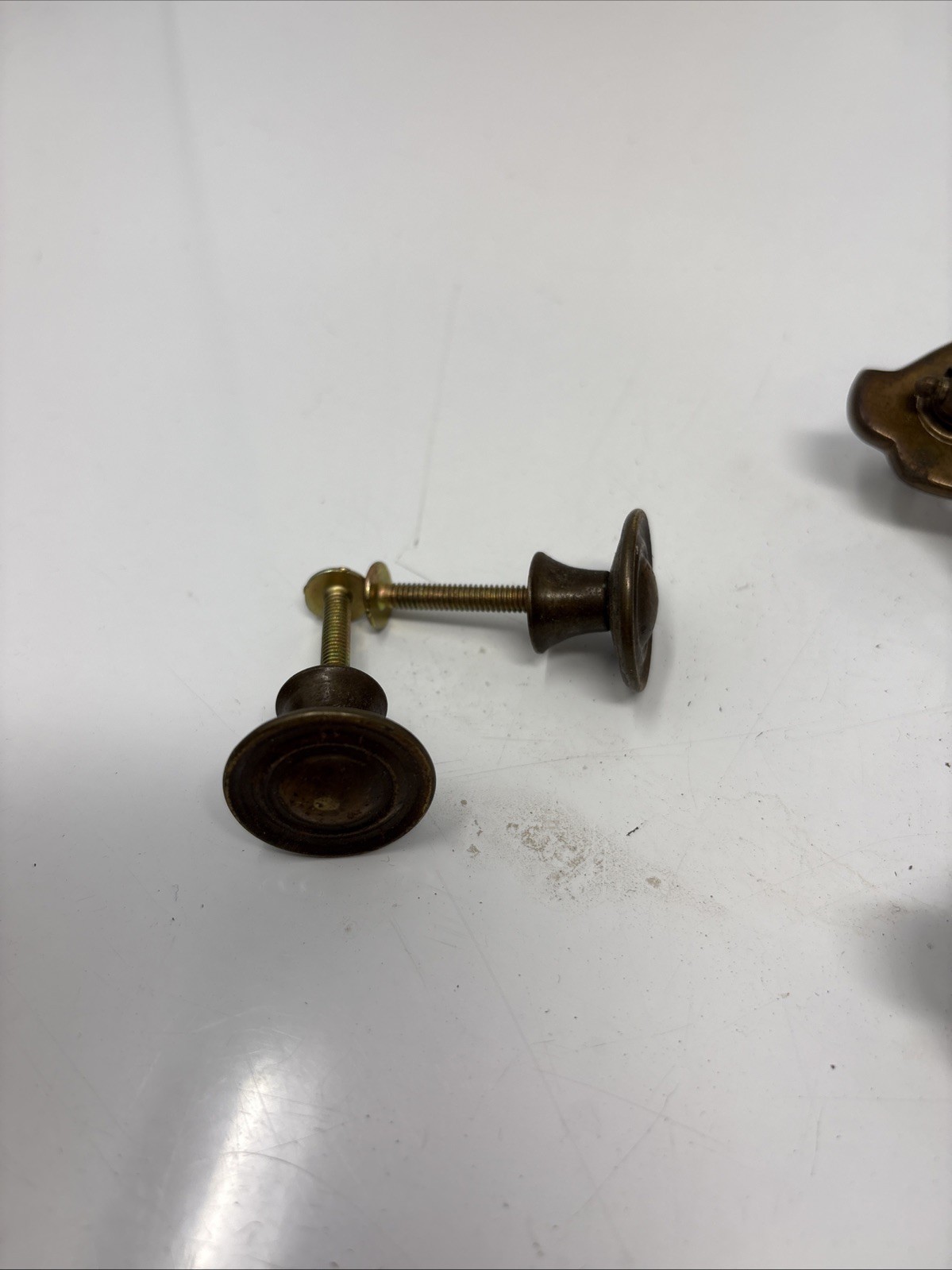 Antique Vintage Beautiful Ornate Victorian Drawer Pull Handle(6)& 2 Knobs