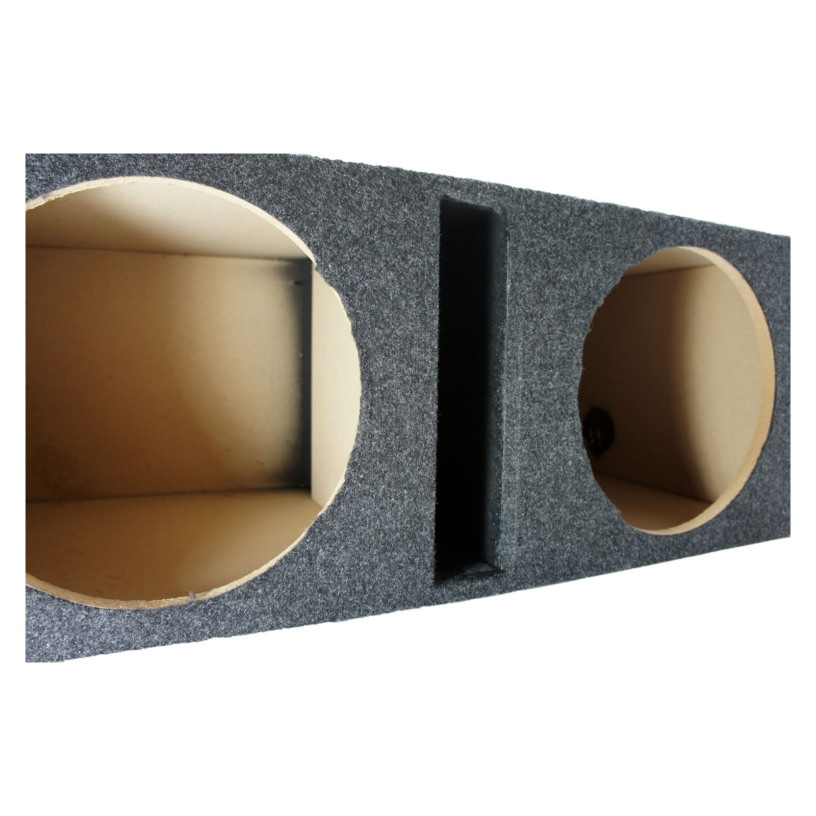 Car Audio Dual 12" Vented Subwoofer Stereo Sub Box Ported Enclosure Speaker